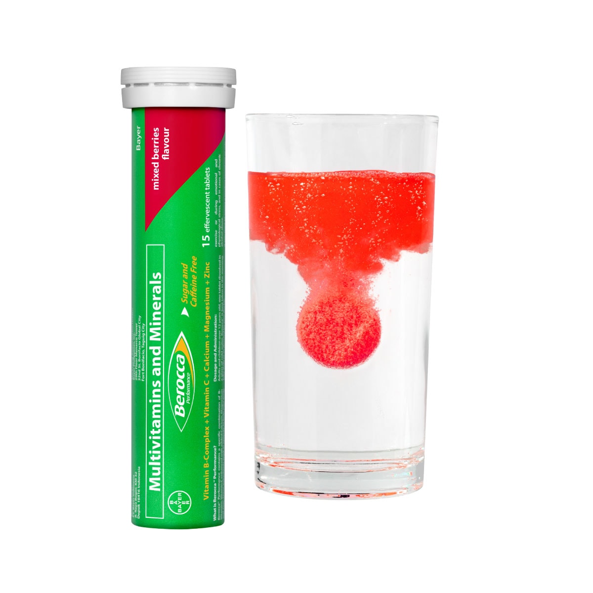 Berocca 15s Tube + Glass